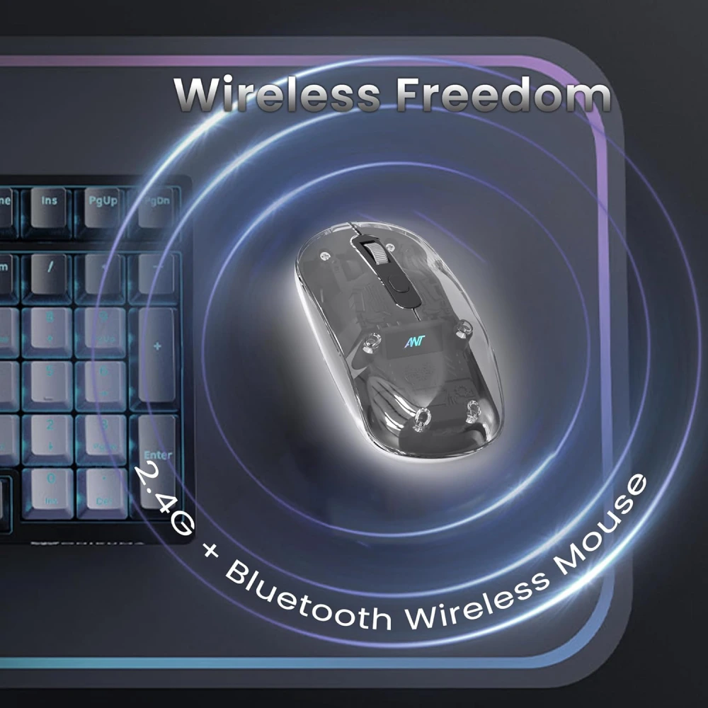 Ant Esports Wireless Bluetooth Mouse (OM140 Pro) view 6
